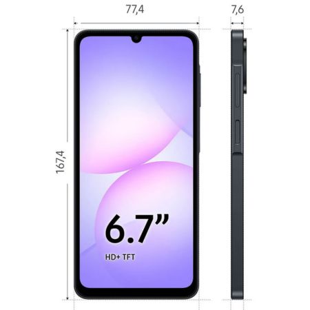 CELULAR SAMSUNG A07 4GB RAM / 128GB NACIONAL